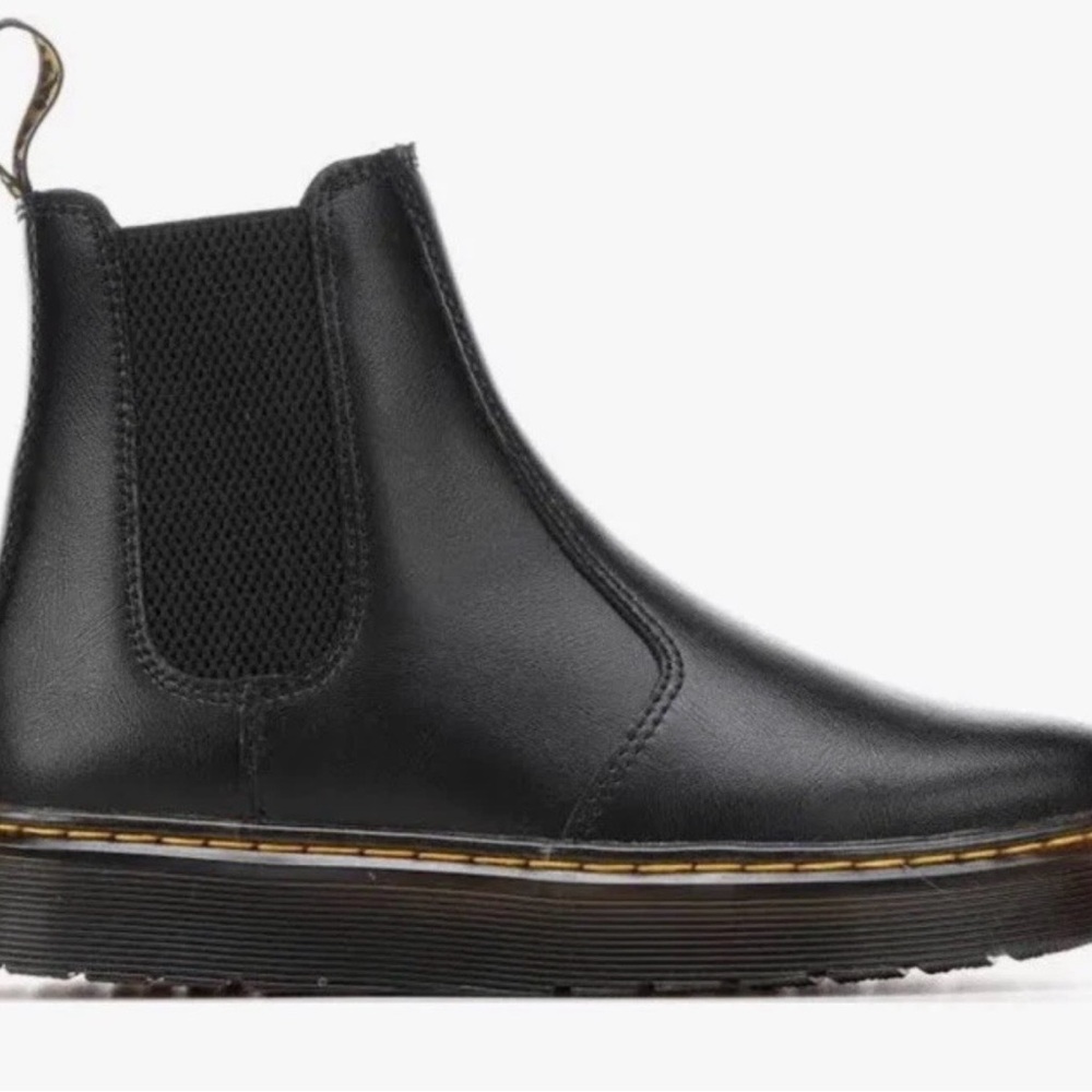 Dr. Martens Black Leather Chelsea Boots